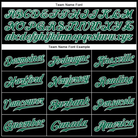 Custom Black Kelly Green-White Authentic Sleeveless Baseball Jersey