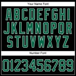 Custom Black Kelly Green-White Authentic Sleeveless Baseball Jersey