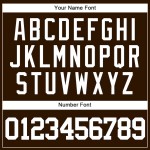 Custom Brown White Authentic Baseball Jersey Custom Brown White Authentic Baseball Jersey