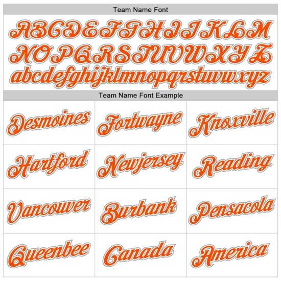 Custom White Orange-Gray Performance T-Shirt Custom White Orange-Gray Performance T-Shirt