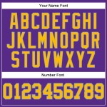 Custom Purple Gold-Light Blue Authentic Throwback Basketball Jersey