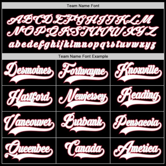 Custom Black White-Red Hockey Jersey