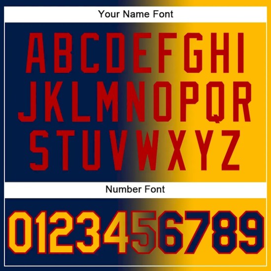 Custom Stitched Navy Gold-Red Gradient Fashion Sports Pullover Sweatshirt Hoodie Custom Stitched Navy Gold-Red Gradient Fashion Sports Pullover Sweatshirt Hoodie