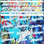 Custom Women's Graffiti Pattern White-Light Blue Multi Colored Mixed Media Art 3D V-Neck Cropped Baseball Jersey Custom Women's Graffiti Pattern White-Light Blue Multi Colored Mixed Media Art 3D V-Neck Cropped Baseball Jersey