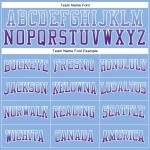 Custom Stitched Light Blue Purple-White Fade Fashion Arrow Sports Pullover Sweatshirt Hoodie Custom Stitched Light Blue Purple-White Fade Fashion Arrow Sports Pullover Sweatshirt Hoodie