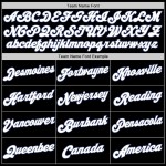 Custom Black White-Royal Authentic Baseball Jersey