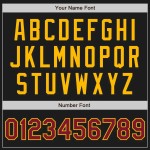 Custom Black Crimson-Gold Authentic Two Tone Baseball Jersey