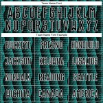 Custom Black Aqua-White Geometric Shape Sublimation Soccer Uniform Jersey Custom Black Aqua-White Geometric Shape Sublimation Soccer Uniform Jersey