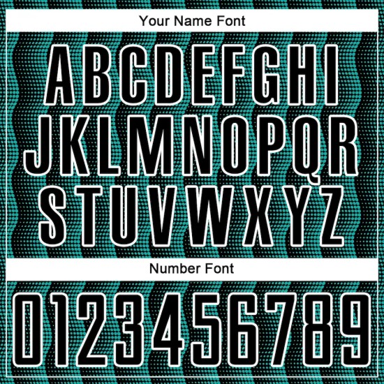 Custom Black Aqua-White Geometric Shape Sublimation Soccer Uniform Jersey Custom Black Aqua-White Geometric Shape Sublimation Soccer Uniform Jersey