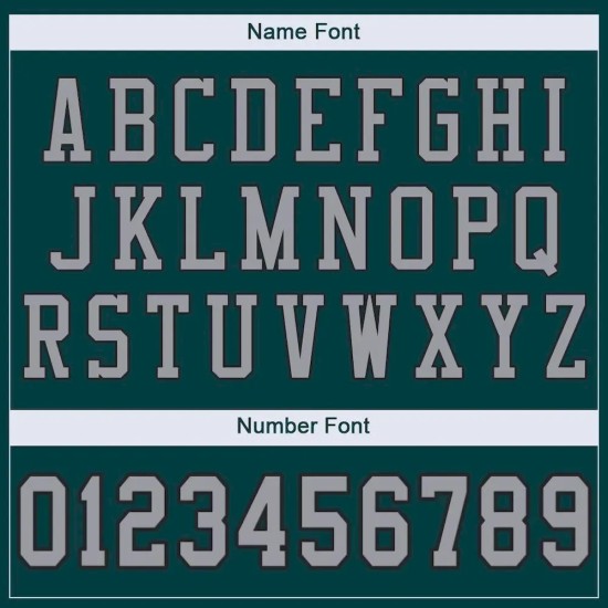 Custom Midnight Green Light Gray-Black Mesh Authentic Football Jersey