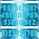 Custom Sky Blue Lakes Blue-White Sublimation Soccer Uniform Jersey Custom Sky Blue Lakes Blue-White Sublimation Soccer Uniform Jersey