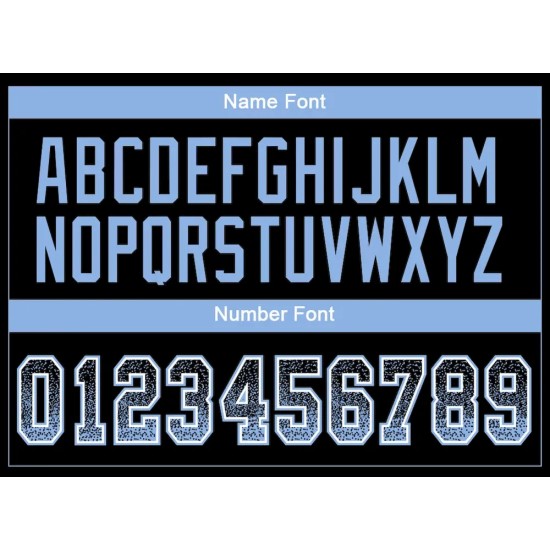 Custom Black Light Blue-White Mesh Drift Fashion Football Jersey