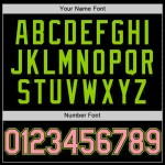 Custom Black Medium Pink-Neon Green Authentic Throwback Baseball Jersey