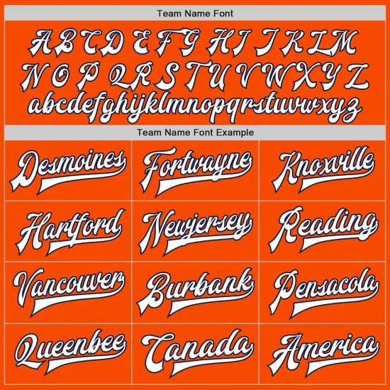 Custom Orange White-Navy Bomber Full-Snap Varsity Letterman Jacket