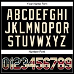 Custom Black Vintage USA Flag-Cream Performance Vapor Golf Polo Shirt